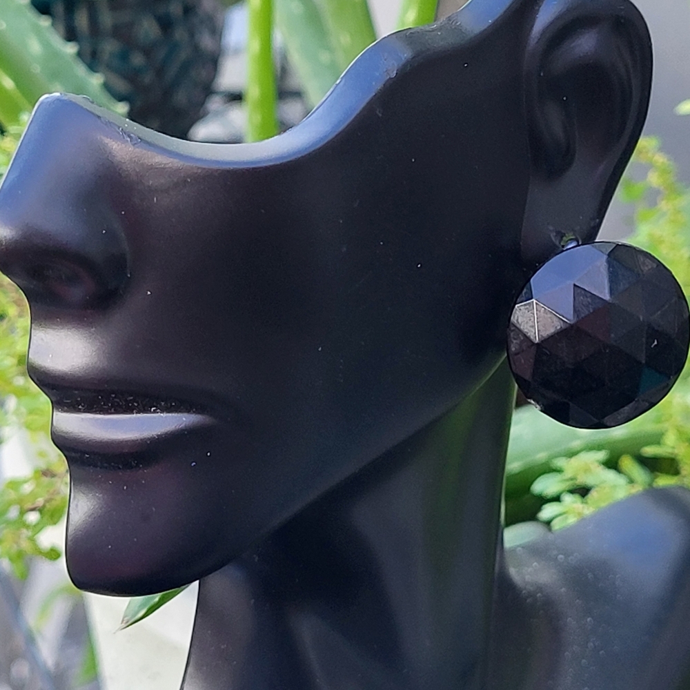 Vintage button clip ons